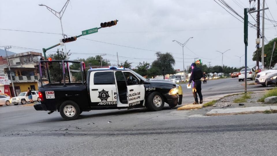 Elementos de la policía de Guadalupe.