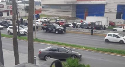 Video: Detienen a presuntos pistoleros en avenida Rómulo Garza, San Nicolás