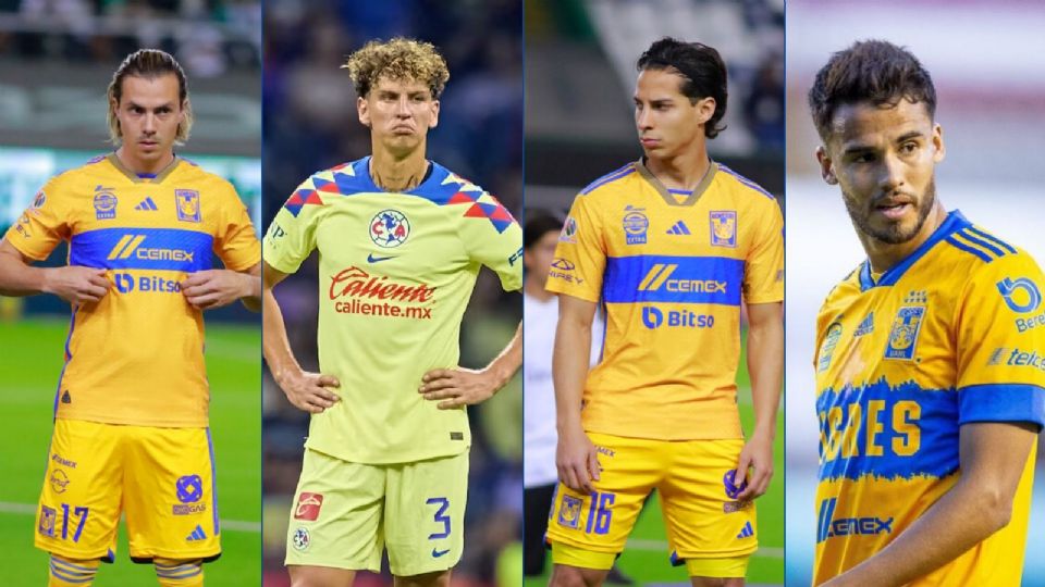 Córdova, Lichnovsky, Laínez y Reyes son algunos de los futbolistas que han vestidos los colores de Tigres y América