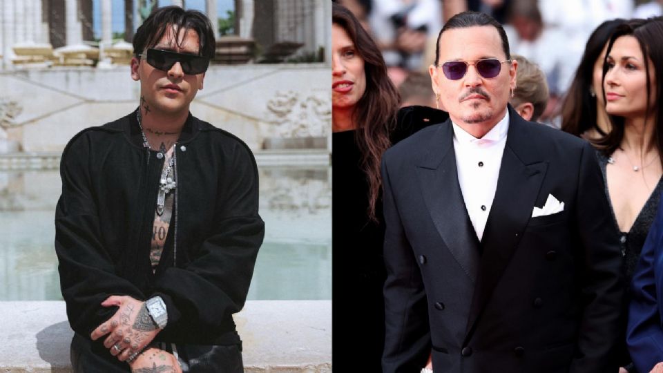 Christian Nodal y Johnny Deep.