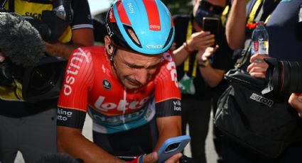 Campenaerts rompe en llanto tras su primer triunfo en el Tour de Francia