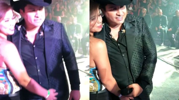 Video: Julión Álvarez es acosado por una fan en pleno concierto 