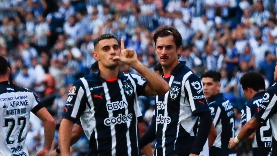 Germán Berterame marcó el primer gol de la noche ante Querétaro.