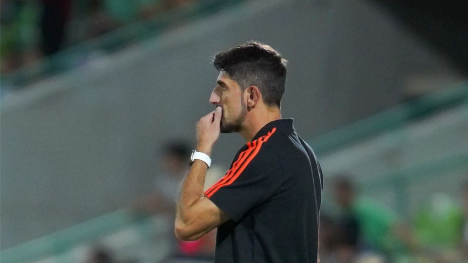 Veljko Paunovic, durante el partido entre Santos Laguna y Tigres en el Estadio TSM