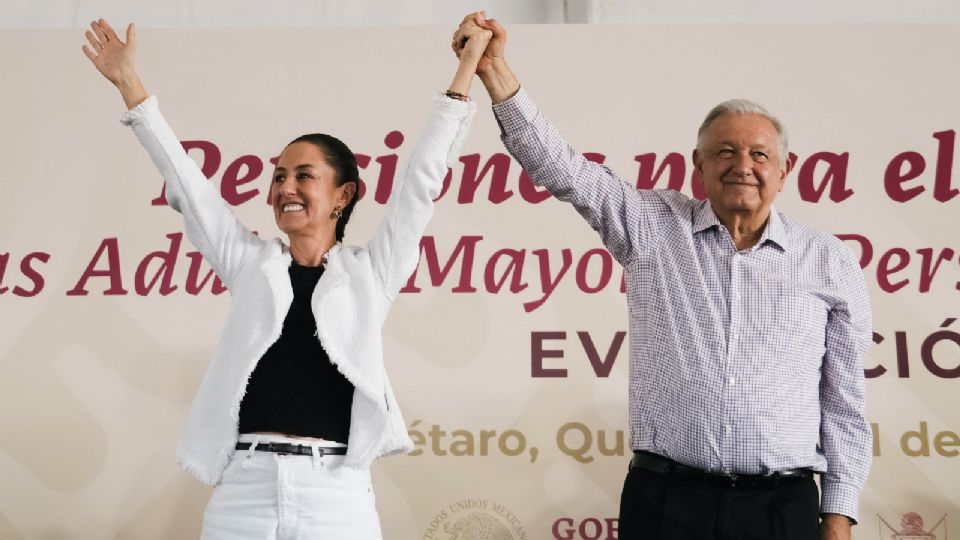 Claudia Sheinbaum y Andrés Manuel López Obrador.