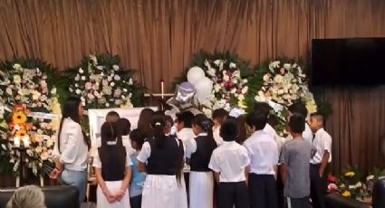 Video: Compañeros despiden con canción a niña asesinada en Cerralvo