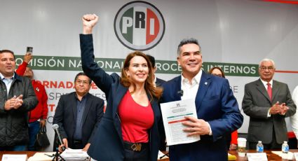 Alejandro "Alito" Moreno se registra a la dirigencia nacional del PRI