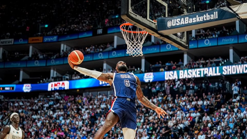 Lebron James con Estados Unidos