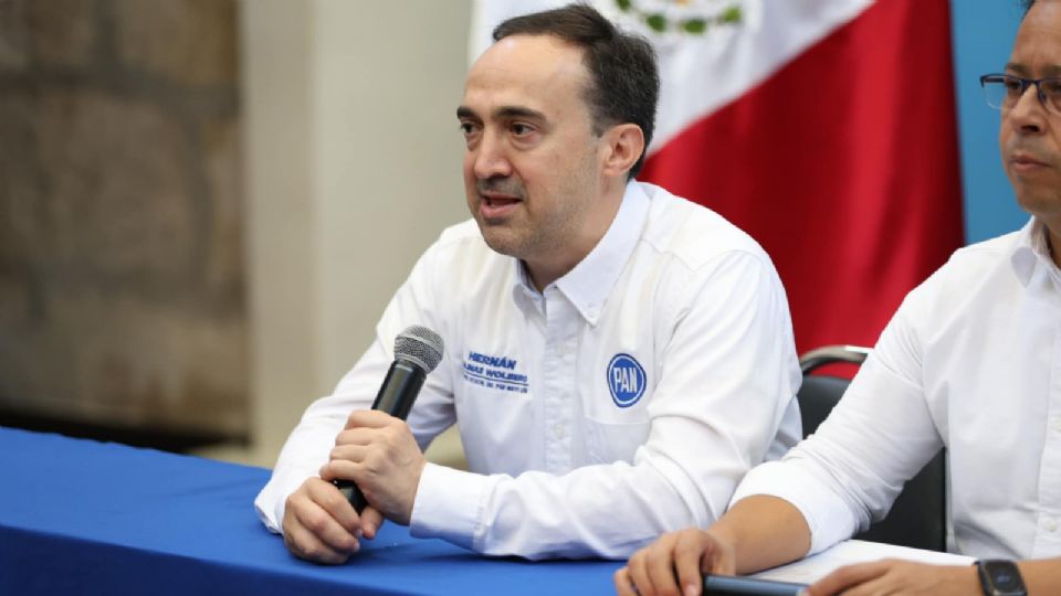 Hernán Salinas, presidente del PAN en Nuevo León.