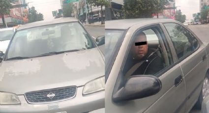 Video: Conductor confronta a otro por viajar en contra en el centro de Monterrey