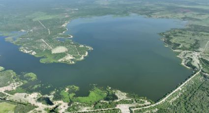 Los Mimbres: Esta es la pequeña presa que recibe agua de Cerro Prieto