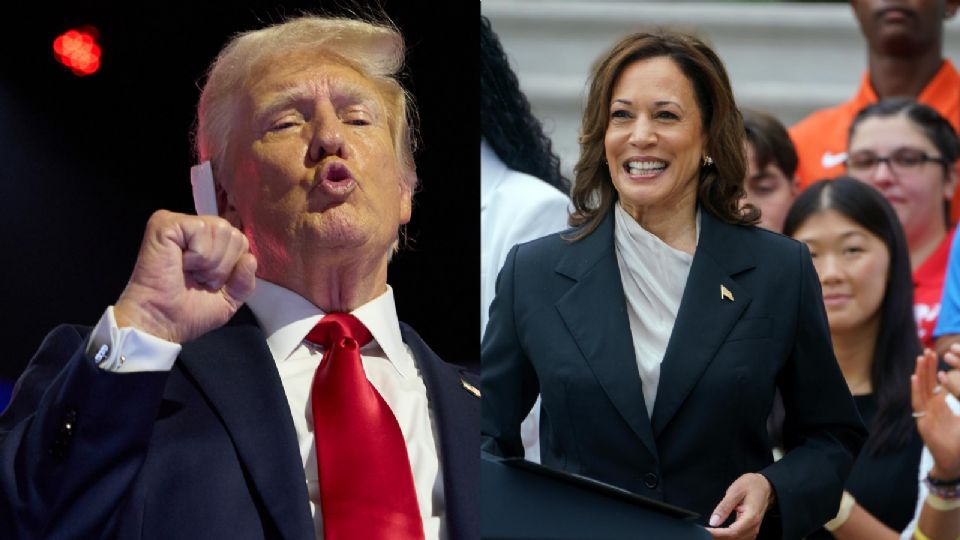 Donald Trump y Kamala Harris