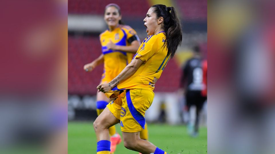 Lizbeth Ovalle, delantera de Tigres Femenil.