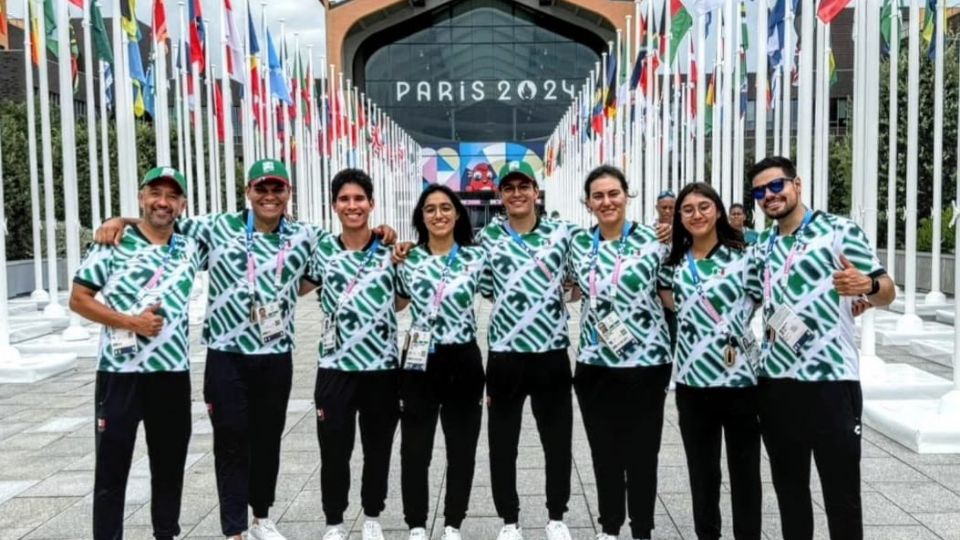 La selección nacional de tiro con arco en París 2024.