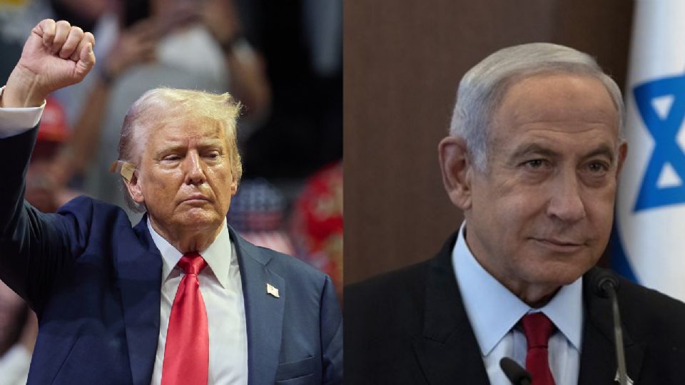 Donald Trump y Benajamin Netanyahu.