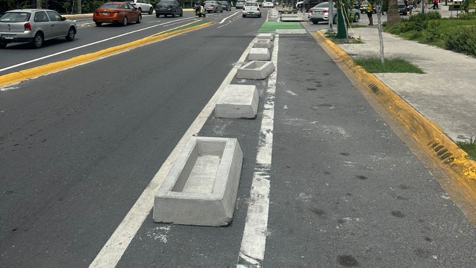 Ciclovía en Monterrey.