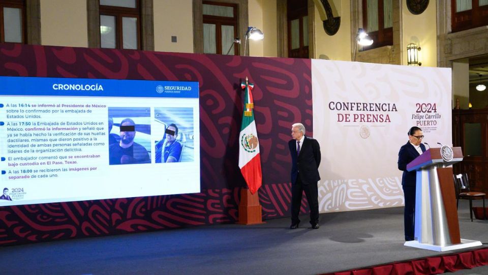 Conferencia de prensa acerca de las detenciones de Ismael Zambada y Joaquín Guzmán López