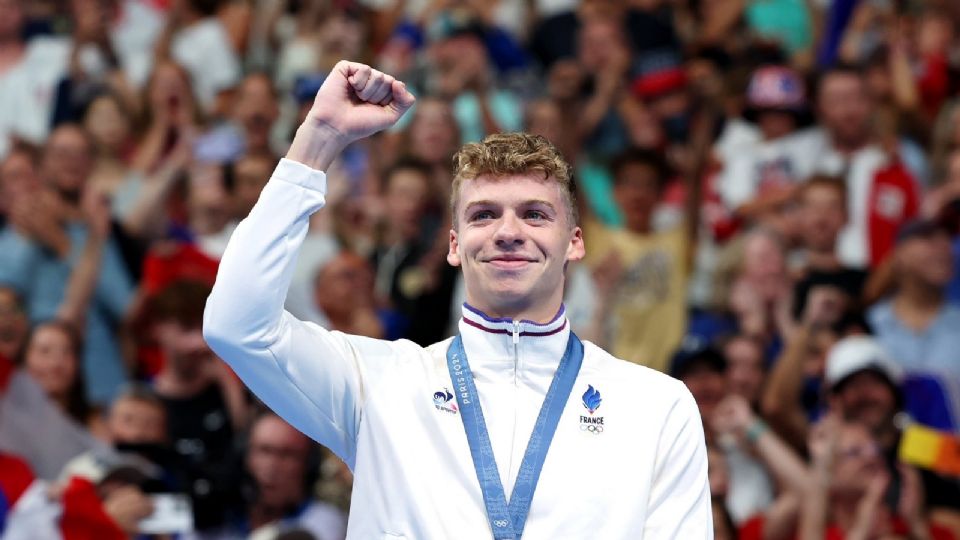 León Marchand obtuvo su primera medalla de oro.