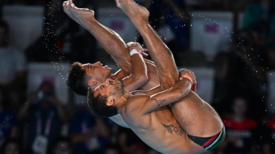 Kevin Berlín y Randal Willars finalizaron en el cuarto puesto en la Final de Clavados Sincronizados en plataforma de 10 metros