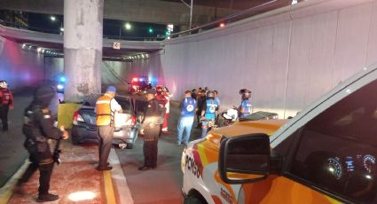 Muere mujer tras chocar su auto en avenida Rangel Frías, en Monterrey