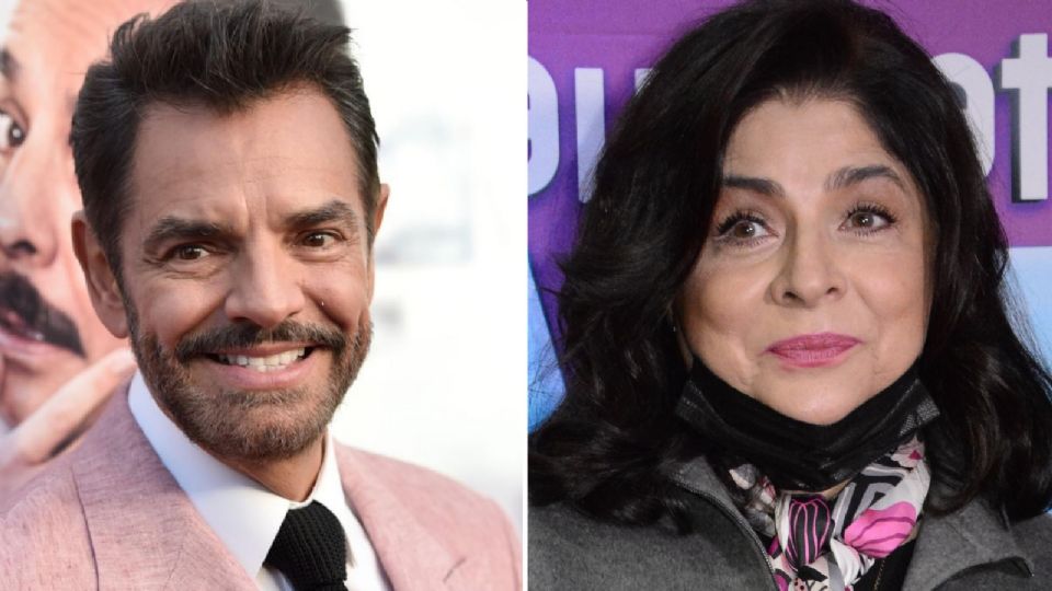 Eugenio Derbez y Victoria Ruffo.