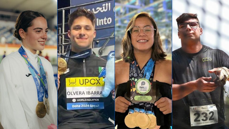 Victoria Velasco, Osmar Olvera, Alejandra Estudillo y Diego del Real son algunos de los atletas regios que participaran en el los Juegos Olímpicos de París 2024