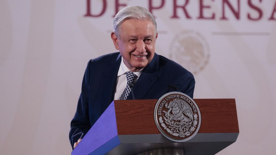 Andrés Manuel López Obrador, presidente de México, en rueda de prensa