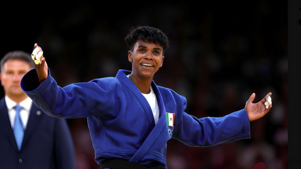 Prisca Awiti consiguió la medalla de plata este martes 30 de julio en la Final de Judo de 63 Kg femenino