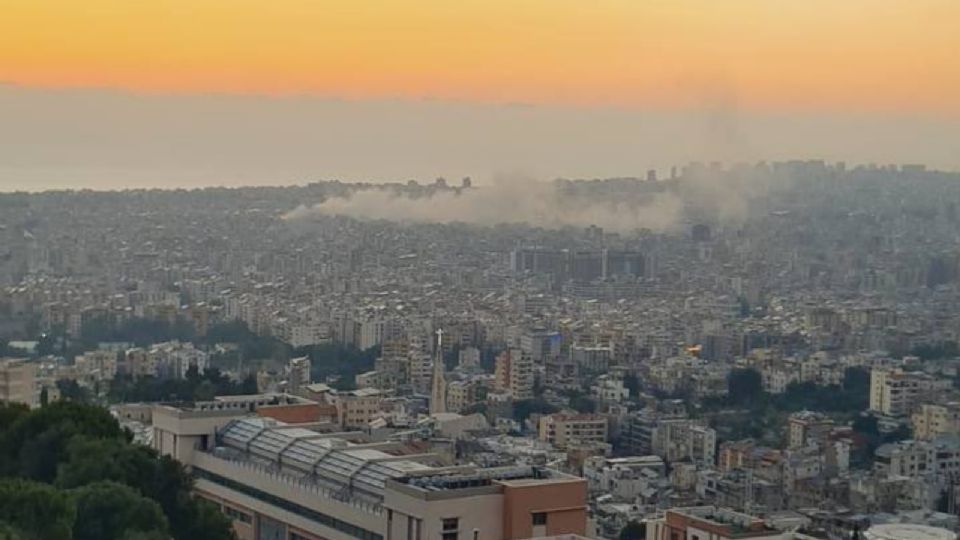 Israel lanza ataque en Beirut, Líbano.