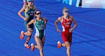 Triatletas mexicanas finalizan en el top 30 en París 2024