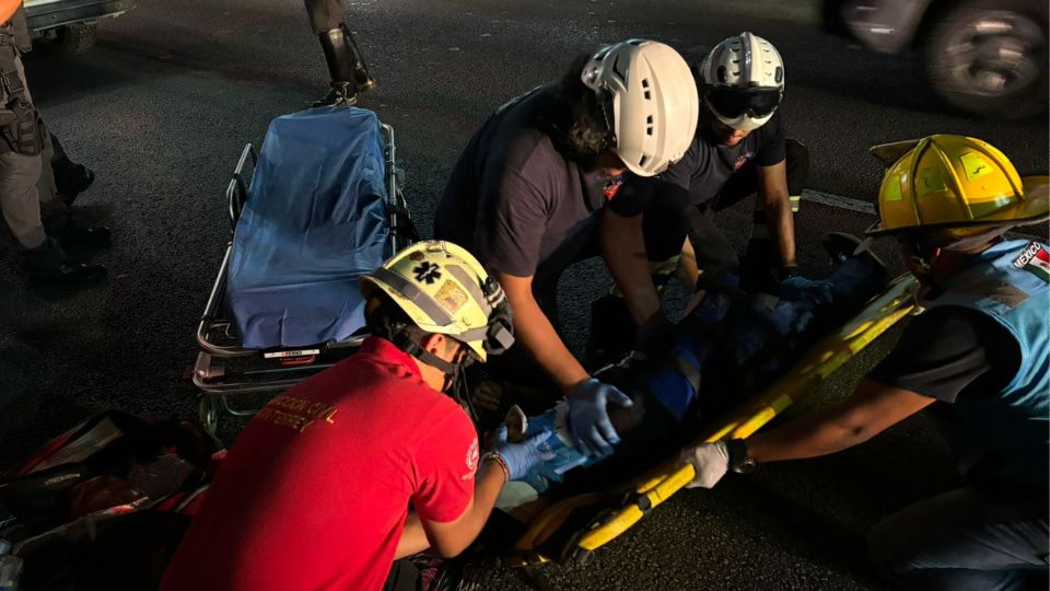 Peatón es atropellado por motociclista