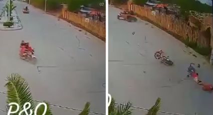 Video: Adolescente en raizer impacta a moto donde viajaba familia y mata a niña