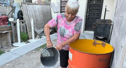 'Nos tienen abandonados', reclaman vecinos de García ante la falta de agua