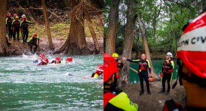 Protección Civil de Monterrey capacita a elementos en el río Ramos