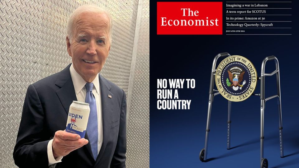 The Economist publica dura portada contra Joe Biden