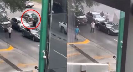 Video: Hombre y sus escoltas golpean a automovilista en San Pedro
