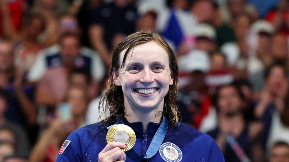 Katie Ledecky, la estadounidense con más medallas en la historia de Juegos Olímpicos.