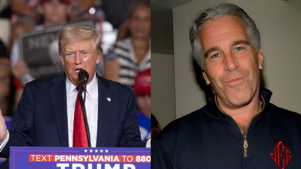 Donald Trump y Jeffrey Epstein.