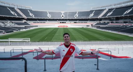 Maxi Meza fue presentado en River Plate: "Cumplo un sueño de niño"