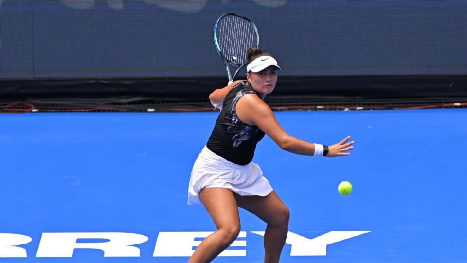 Julia García no logró entrar al cuadro principal del Abierto GNP Seguros.