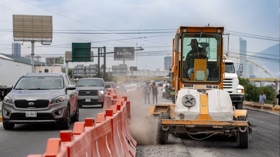 Obras en Par Vial Constitución-Morones Prieto | Facebook / Secretaría de Movilidad y Planeación Urbana Nuevo León