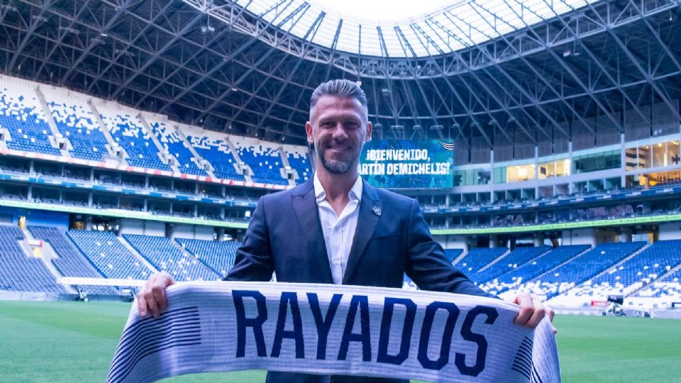 Martín Demichelis fue presentado como técnico de Rayados.