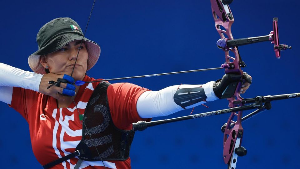 Alejandra Valencia durante los Juegos Olímpicos de París 2024.