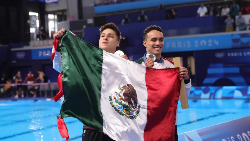 Osmar Olvera y Juan Manuel Celaya, medallistas olímpicos en París 2024.