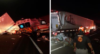 Mueren 4 personas que viajaban en ambulancia tras choque en Vallecillo, NL