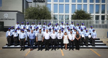 Gradúan 47 cadetes de la Secretaría de Seguridad de Monterrey