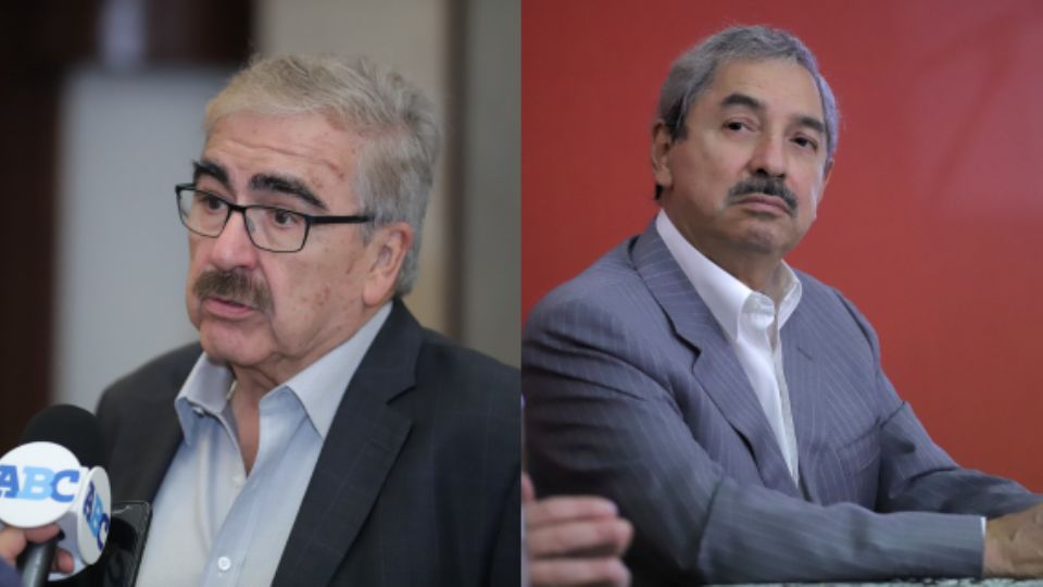 Benjamín Clariond Reyes Retana y Natividad González Parás, exgobernadores de Nuevo León.