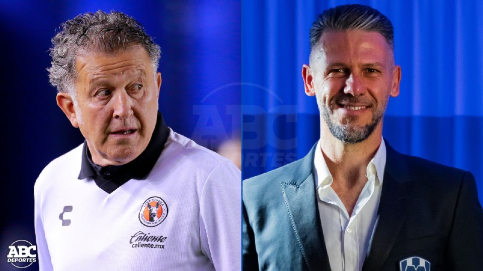 Juan Carlos Osorio, DT de Xolos, y Martín Demichelis, DT de Rayados, se enfrentarán este viernes en la Liga MX