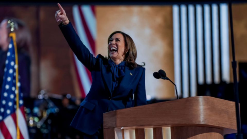 Kamala Harris, candidata del Partido Demócrata.