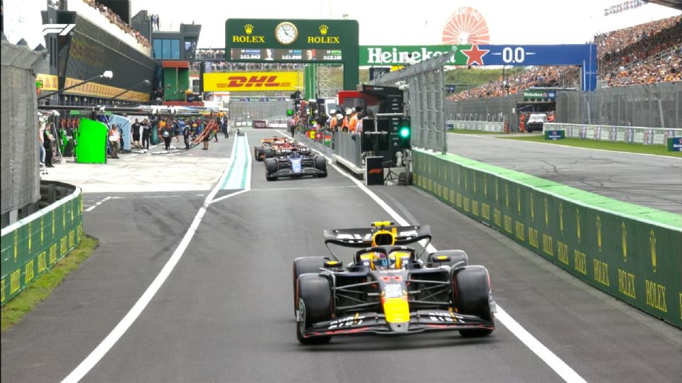 El mexicano Sergio Pérez en el circuito de Zandvoort